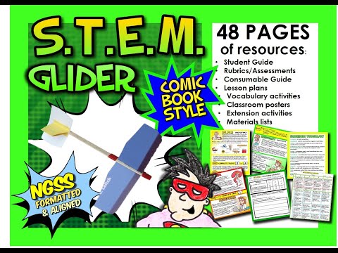 STEM - Comic Book Style! Glider Gr 3/4 & 5/6