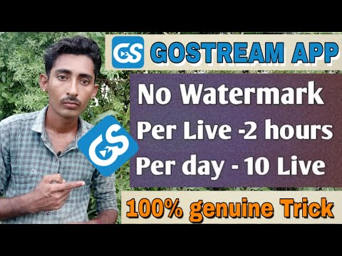 Gostream me watermark remove kaise kare | gostream Facebook live | How to remove gostream watermark