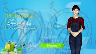 Video Creation Services | Agency-Video.com | Talking Avatar | Cleaning Service | Video NO 074