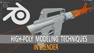 High-Poly Modeling Techniques in Blender