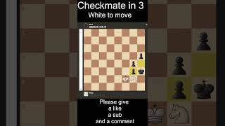 Mate in 3  #chess #everybodywantstobemyenemy #chessadvice #chessimprovement #chessstrategy  #gaming