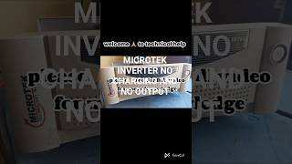 MICROTEK INVERTER FAULT FINDING &solution #technicalhelp
