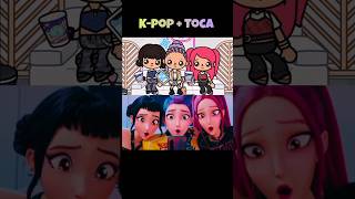 hunters aeroplane scene || K-pop demon hunters in toca Boca life world #aeroplane #tocaboca