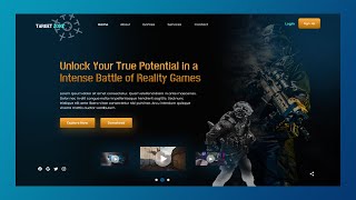 How to make a website UI Design | #Gaming / Website Design Step by Step