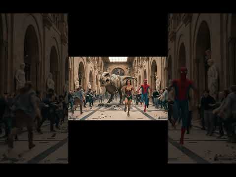Spider man vs Wonder women  museum Story