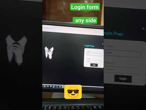 creat login page in web side- web page | login form html coding | #login #viral #bnfcode