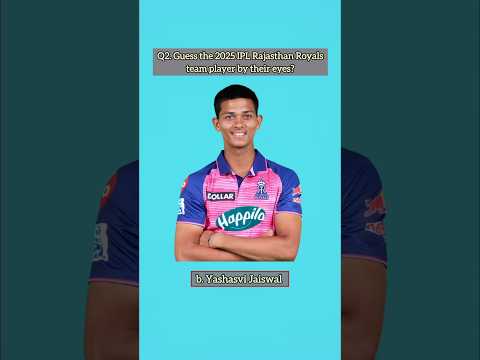 Guess the RR players by their eyes #trendingquiz #cricket #mindbendingquiz #ipl #quizup #grandquiz