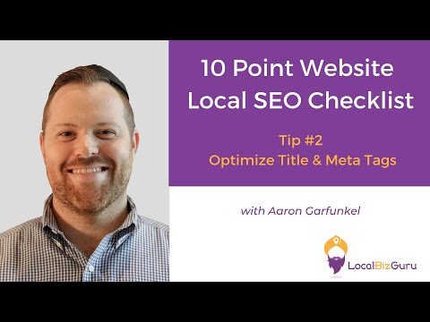 Website Localization - Essential Local SEO Checklist For 2020 – Tip#2 -  Optimize Title & Meta Tags
