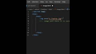 How to insert image in HTML #html #coding