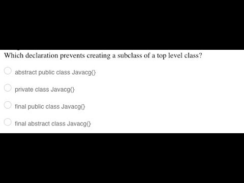 Final Keyword Multiple Choice Question 1