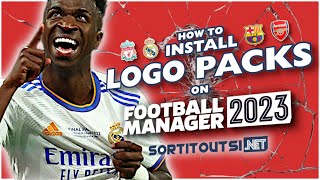 HOW TO INSTALL REAL CLUB LOGOS ON FM23 - Football Manager 2023 Logopack Installation Guide