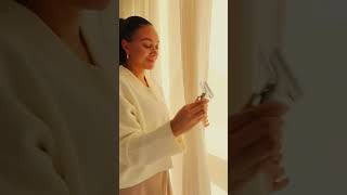 Renter-friendly hack to make the curtains in your apartment feel more luxurious 🤍✨#apartment #home