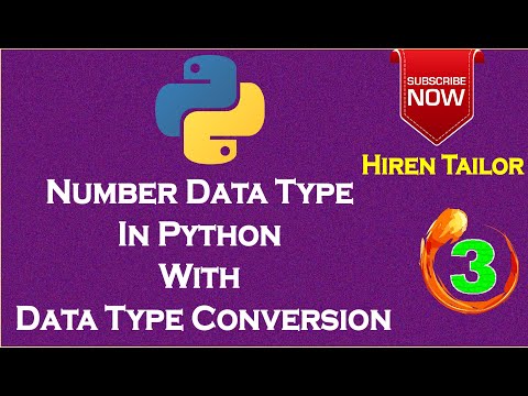 Number Data Type In Python With Data Type Conversion