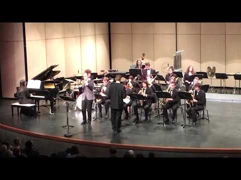 Morris Northcutt with the Stadium High School Jazz Band
