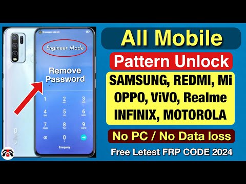 Remove/Reset Mobile Forgot Pattern Lock Without Data Loss | Unlock Android Phone Pattern lock 2024