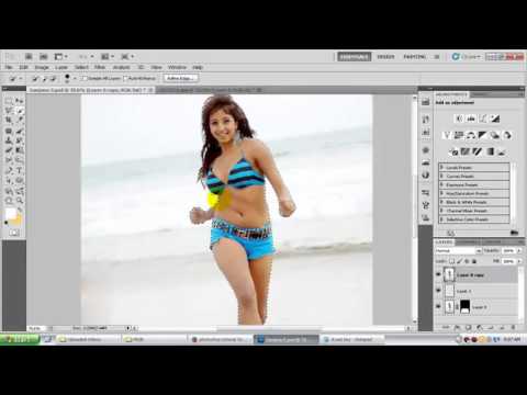 Make a 3D Pop Out Photo Effect using  Photoshop Tutorial in Telugu