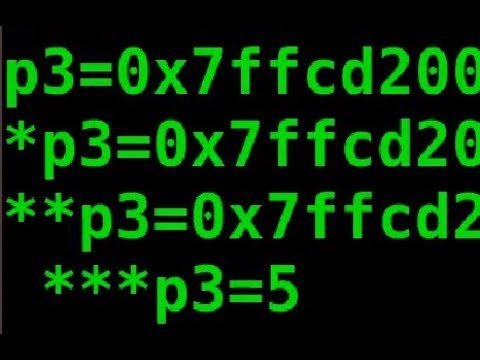 Short lecture 13: Double c pointer, triple c pointer tutorial