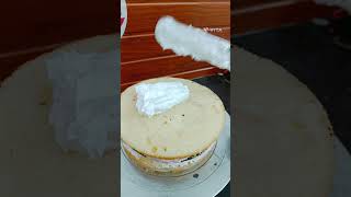 Vanilla chocolate cream cakes1kg.#shorts#shortvideo #pullmeupdollcake#1layercake #cakeDo you like my