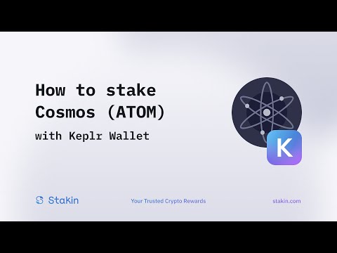 How to Stake ATOM using Keplr Wallet | Cosmos