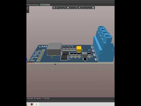 Buck Converter 24 72V to 5V 20A #pcb  #altiumdesigner #altium #electricalengineering