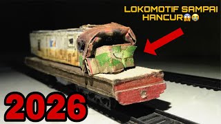 PLH KA MENOREH Train Accident - Stop Motion miniature train