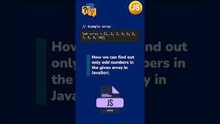 The SHOCKING Way to Find Odd Numbers in an Array JS  #frontenddeveloperlove #js