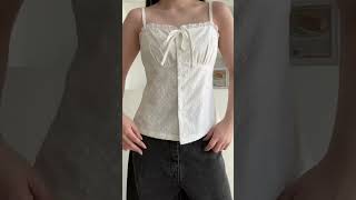 summer tops haul | part 1 🩷 #summer #summeroutfits #summerfashion #outfit #outfitideas #ytshorts