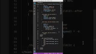 Simple loading animation with HTML and CSS