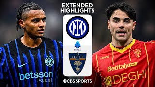 Inter vs. Lecce: Extended Highlights | Serie A | CBS Sports Golazo
