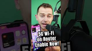 How to Enable 5G Wi-Fi on your Router for faster internet #shorts
