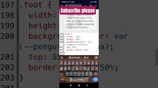 CSS Transformation by building a Penguin step 83 #ytshorts#youtubeshorts#freecodecamp #htmlcss#reels