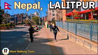 🇳🇵🚶4k Clean City Lalitpur, Nepal - More Walking Tours