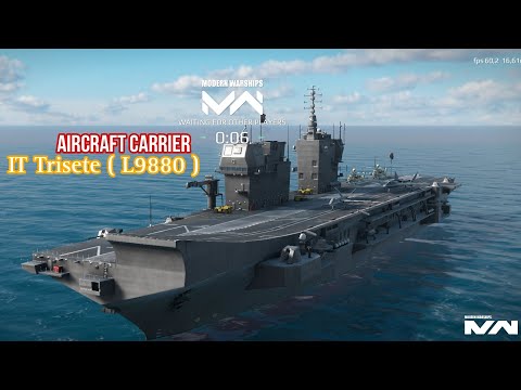 Aircraft carrier IT Trieste (L9880) #modernwarships #artstormllc #mwcreator #mwpartner #alphatest