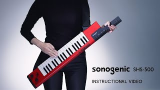 sonogenic Keytar 「SHS-500」 INSTRUCTIONAL VIDEO
