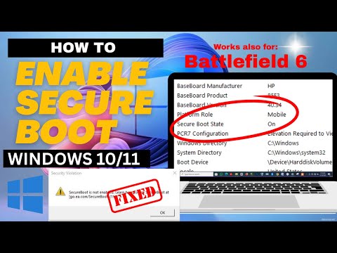 How to Enable Secure Boot Windows 10/11 | Step by Step UEFI BIOS Settings Explained