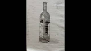 Bottle drawing #tablecreation #drawing #howtomaketable #art #artdrawing #sketch #foryoypage #table