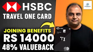 Best Credit Card for Travel with Rs.14000 Joining Benefits | HSBC Travel One Credit Card 