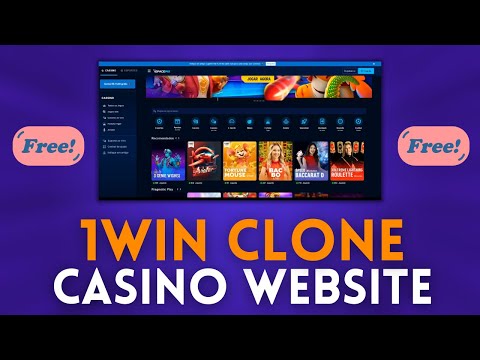 1Win Website Clone CASSINO Source Code FREE to Download All Working Code