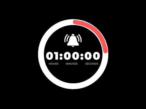 1 Hour Countdown Timer – Simple Visual Timer with Alarm