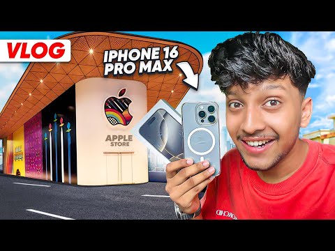 FINALLY NEW IPHONE 16 VLOG!🔥 *₹1,50,000*