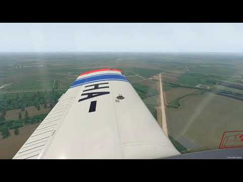 X-plane 11 Zlin EKRK runway 11 Circuit.
