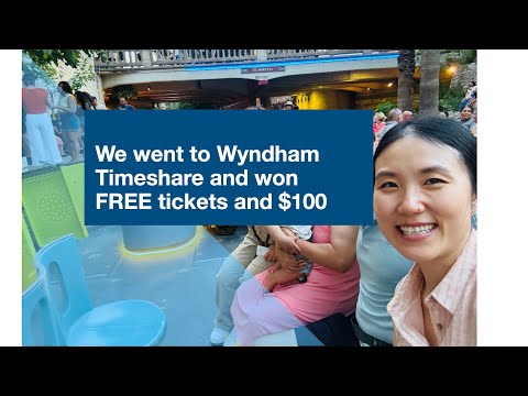 We went to Wyndham timeshare and won FREE boat tickets and $100 coupon!