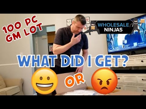 Unboxing First Wholesale Ninjas General Merchandise Lot