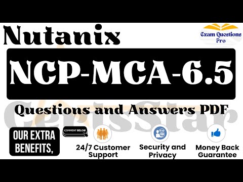 NCP-MCA-6.5 Questions & Answers | Nutanix Certified Professional -Multicloud Automation NCP-MCA v6.5