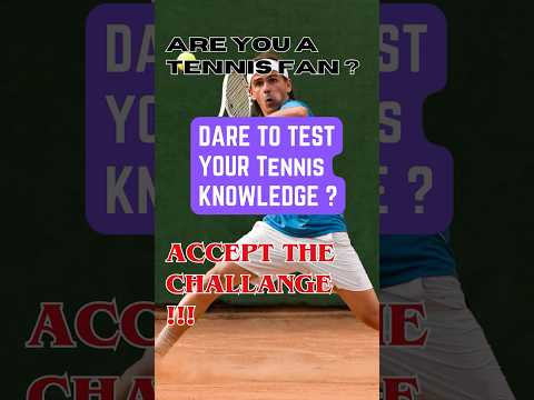 Sports Quiz | General Knowledge : Brain Power! | Who Wants to Be a Millionaire Style | Tennis