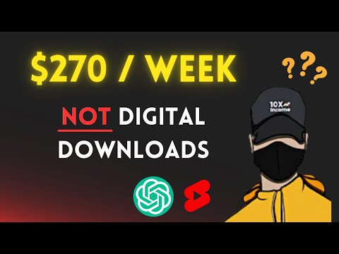 I Tried the EASIEST Way to Make Passive Income with AI in 2023 (NOT Digital Downloads)