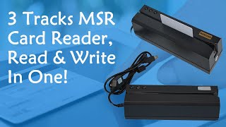 3 Tracks MSR Card Reader, Read&Write In One! | MSR606