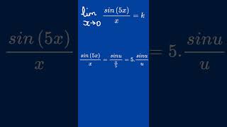 Continuity Trick in Limits | sin(5x)/x Problem Solved in 1 Minute! #shorts #math”