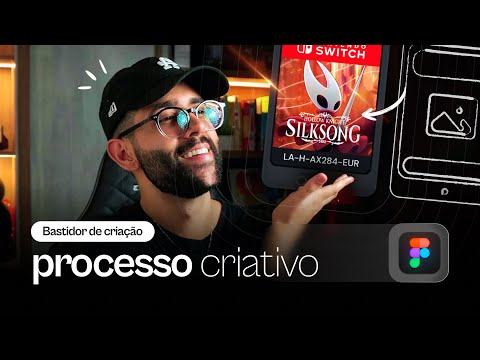 From Figma to Jitter - Nintendo Switch Card (CREATIVE PROCESS)
