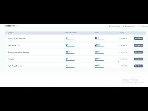 Mock Test - 1 assessment  java fundamentals QA automation Testing NXTWAVE. Mock Tests